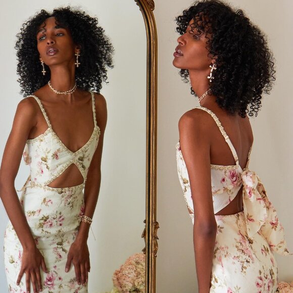 V. Chapman Luna Dress in English Rose XS NWT - Picture 2 of 5